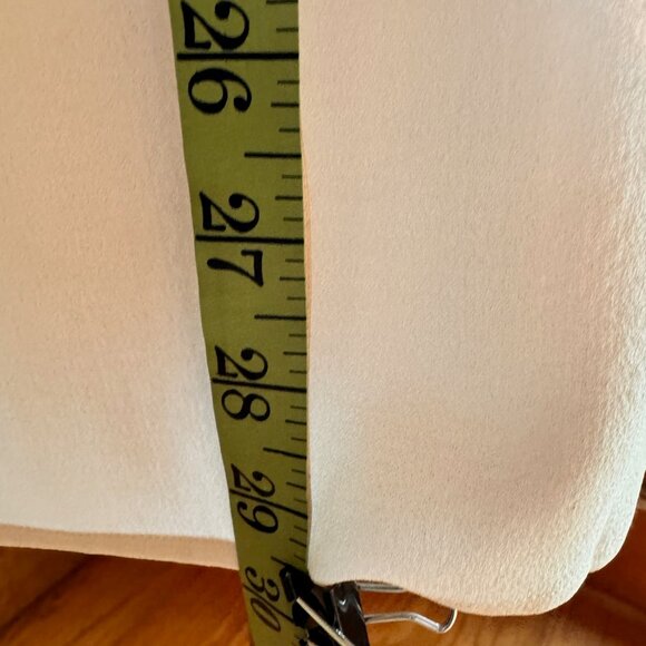 Eileen Fisher Silk Georgette Crepe Bateau Neck Sleeveless Tunic, Bone, SZ M, NWT - Picture 7 of 16